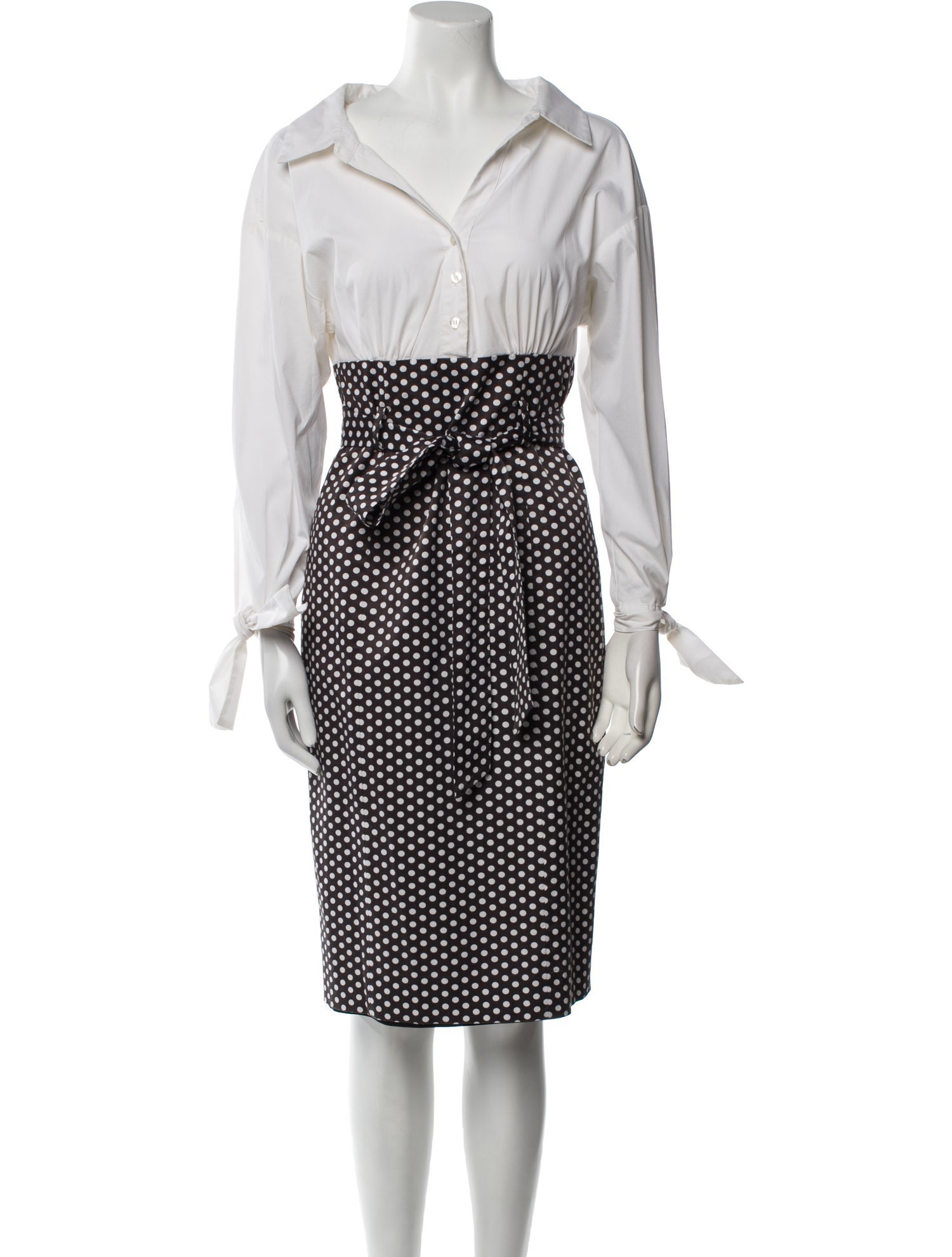 Milly Polka Dot Print Mini Dress