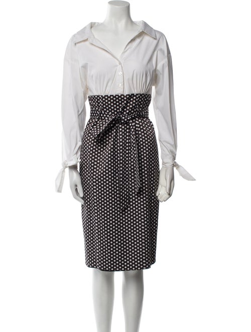 Milly Polka Dot Print Mini Dress