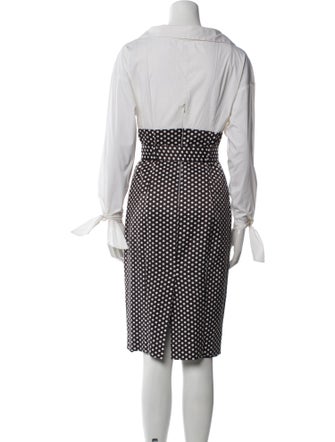 Milly Polka Dot Print Mini Dress