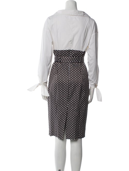 Milly Polka Dot Print Mini Dress