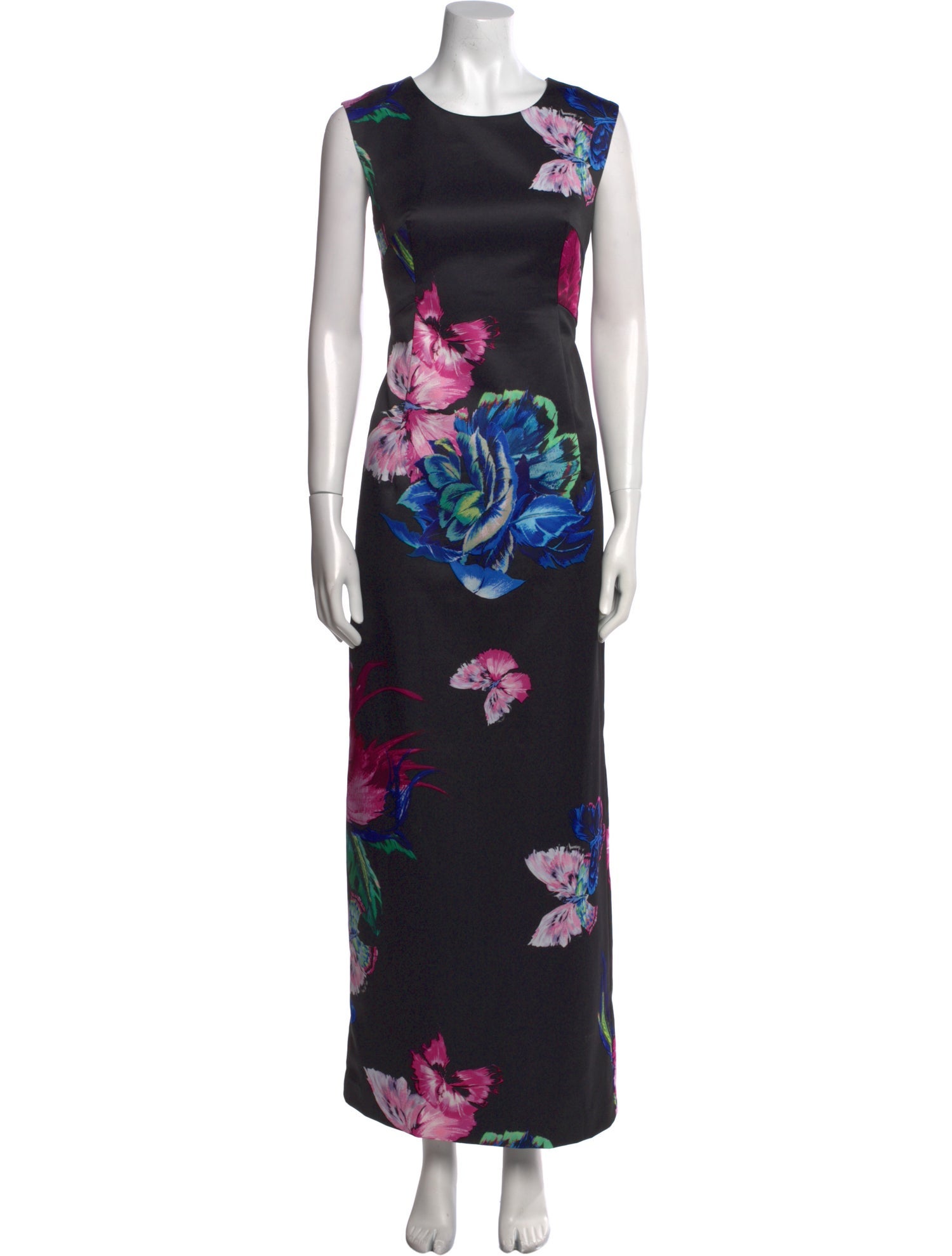 Milly Floral Print Long Dress