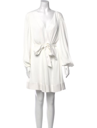 Milly V-Neck Mini Dress