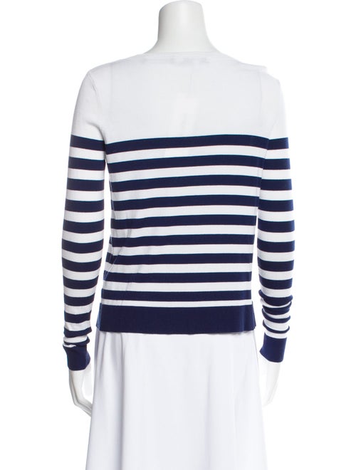 Milly Striped Bateau Neckline Sweater