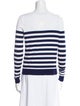 Milly Striped Bateau Neckline Sweater