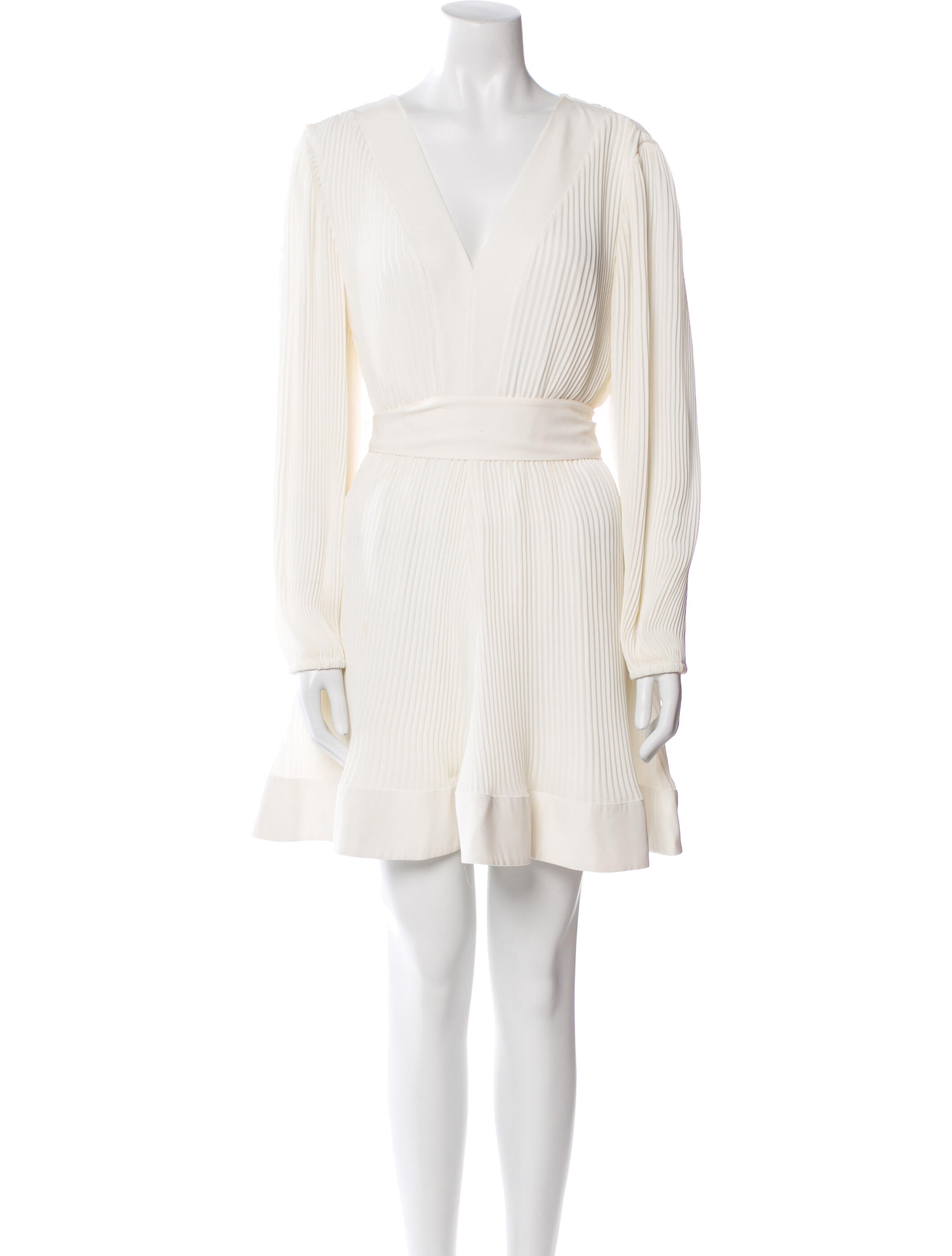 Milly V-Neck Mini Dress