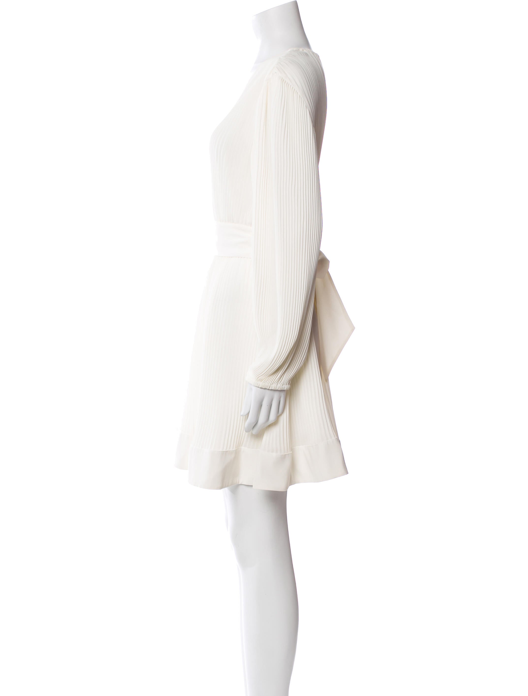 Milly V-Neck Mini Dress