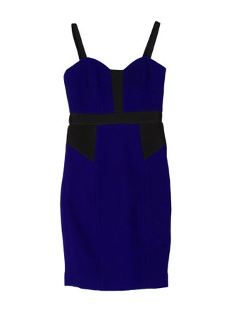 Milly Colorblock Pattern Mini Dress