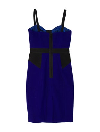 Milly Colorblock Pattern Mini Dress