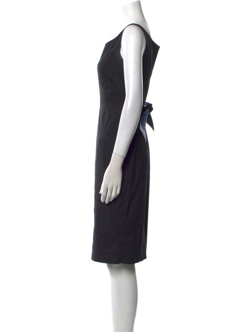 Milly Scoop Neck Knee-Length Dress