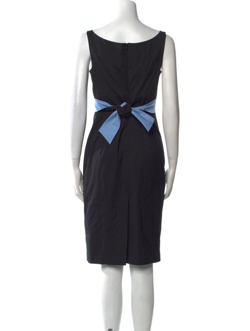 Milly Scoop Neck Knee-Length Dress