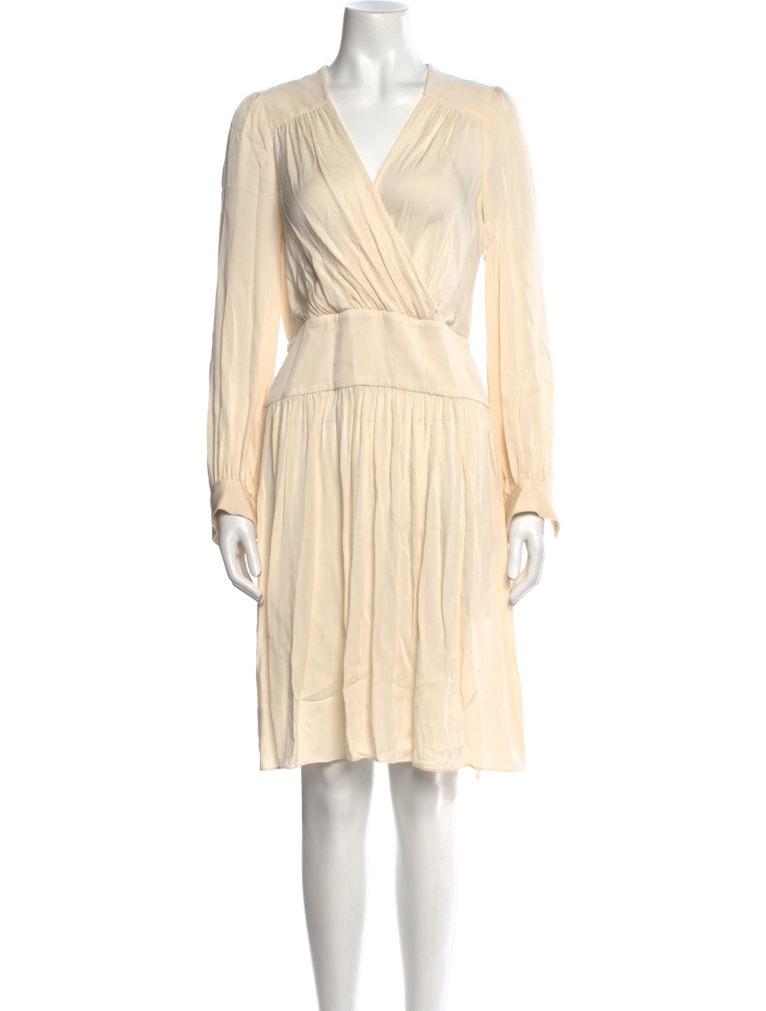 Milly V-Neck Knee-Length Dress