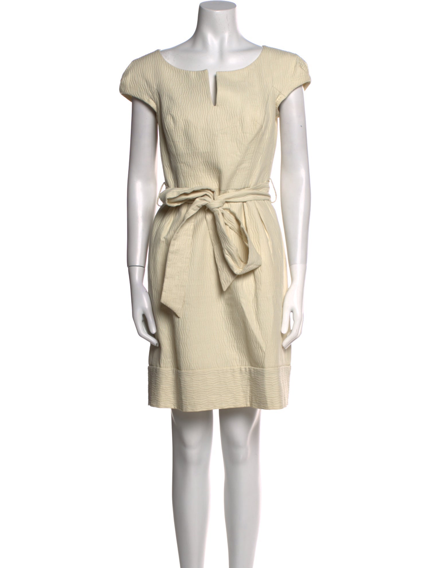 Milly Scoop Neck Mini Dress