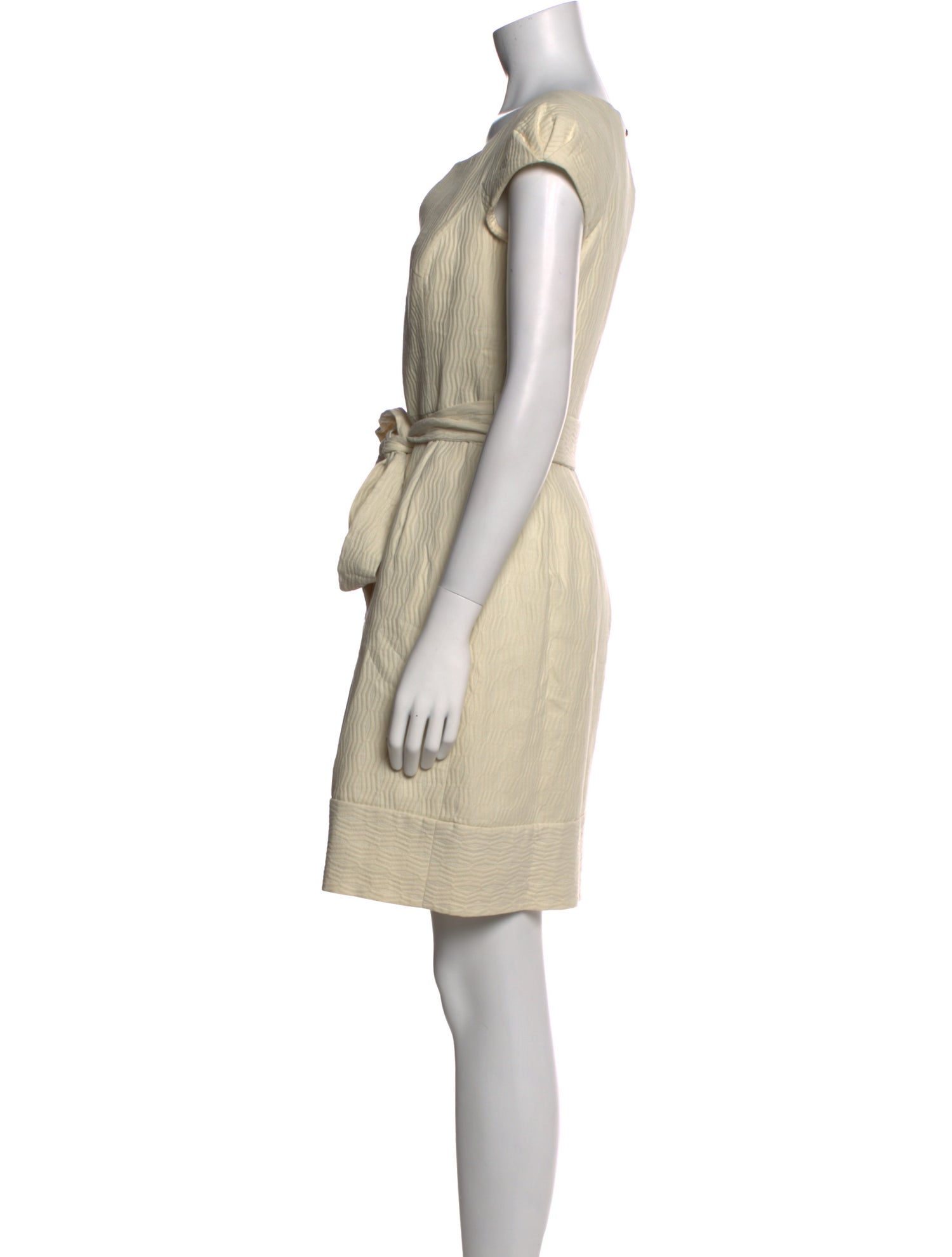 Milly Scoop Neck Mini Dress