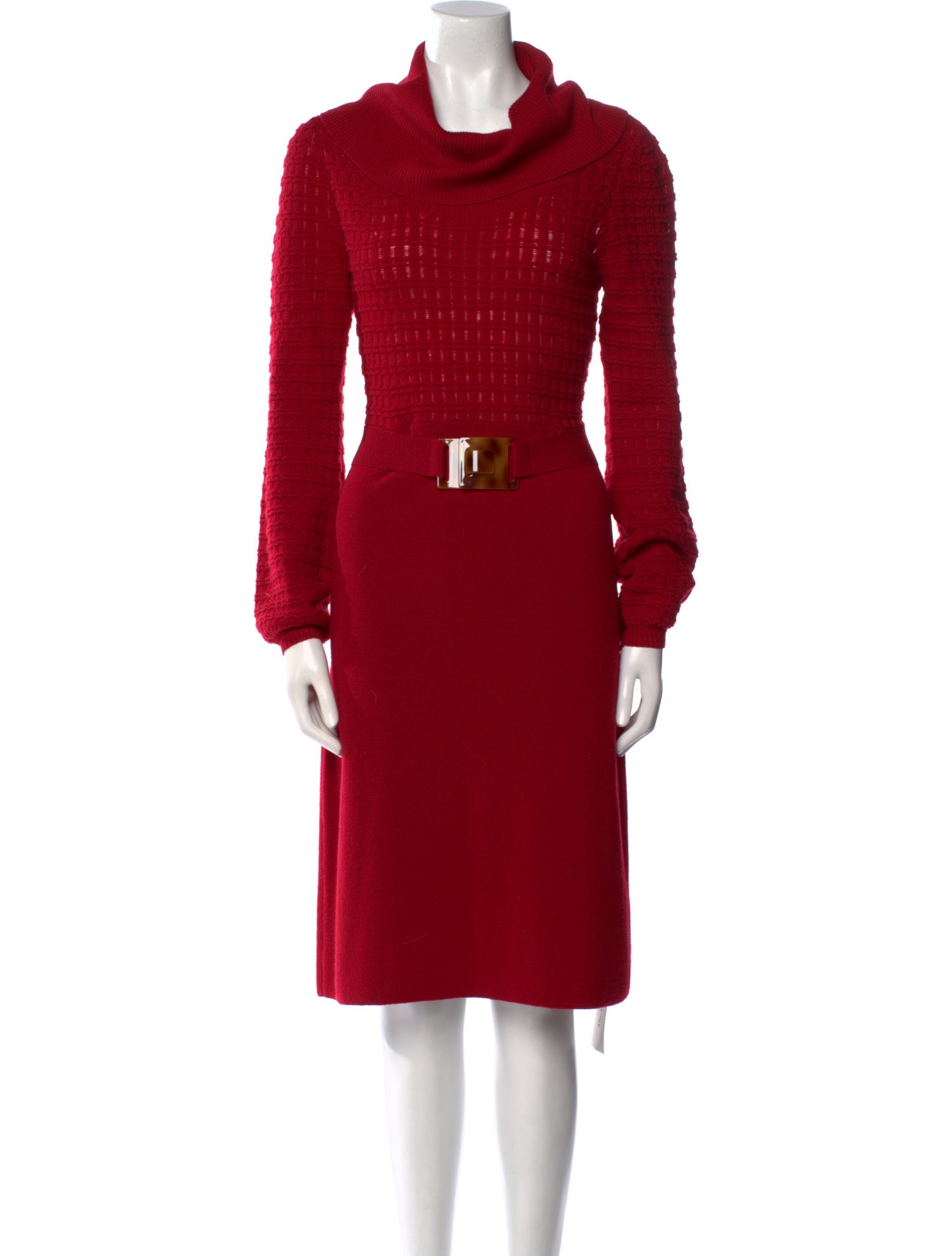 Milly Wool Midi Length Dress