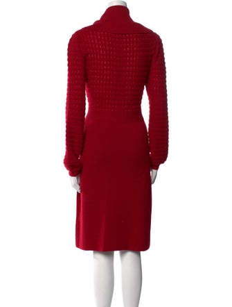 Milly Wool Midi Length Dress