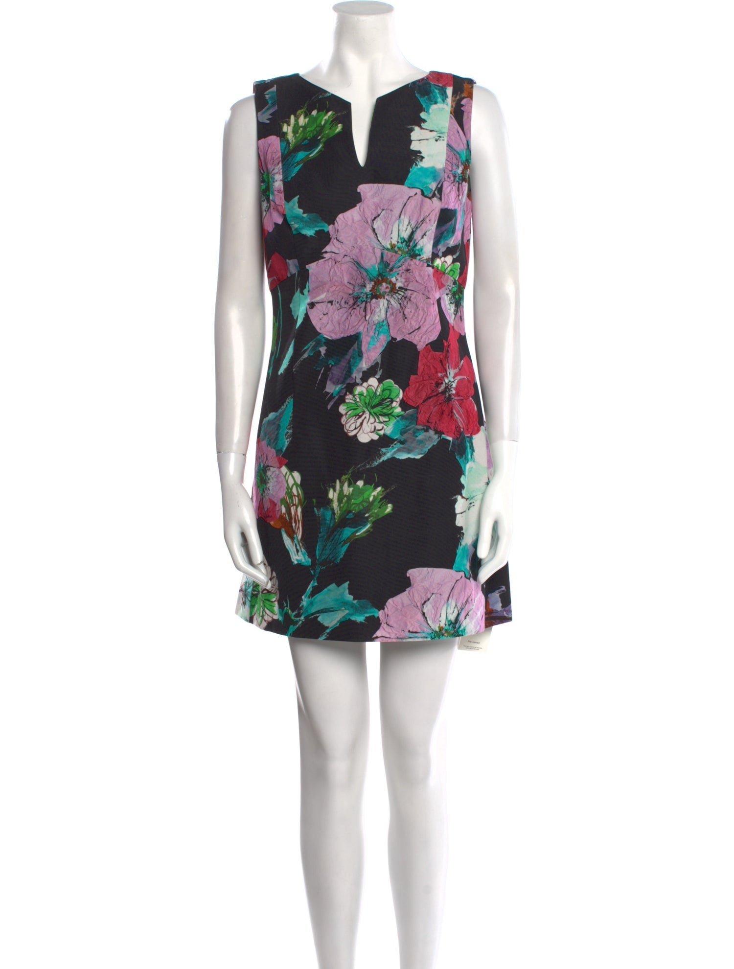 Milly Floral Print Mini Dress w/ Tags