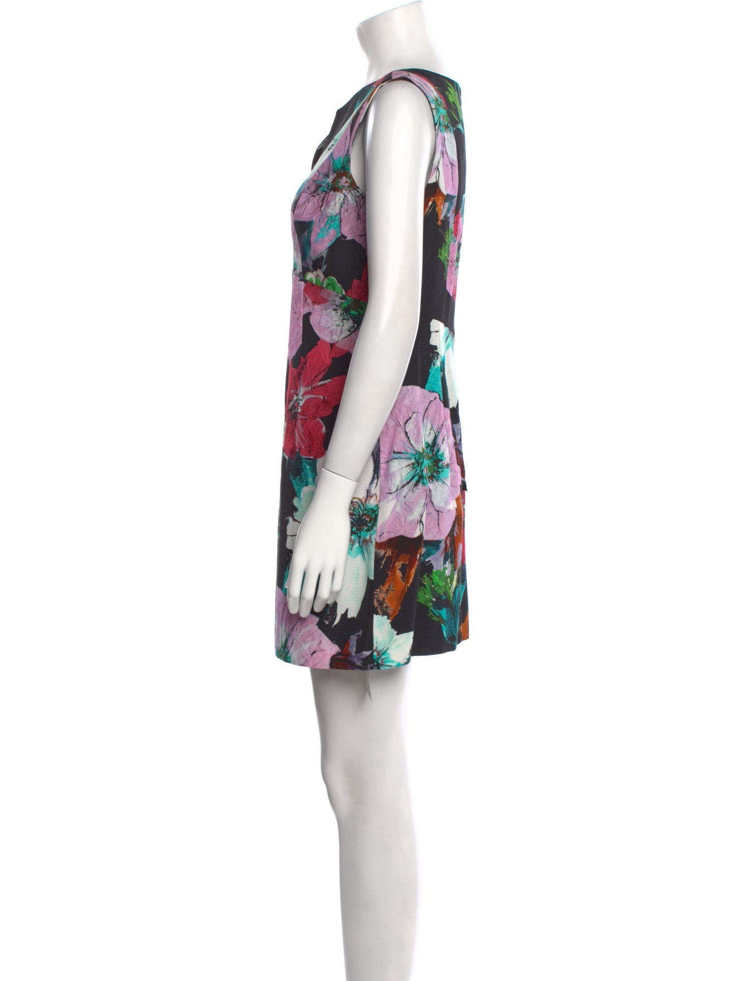 Milly Floral Print Mini Dress w/ Tags