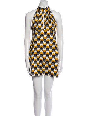 Milly Printed Mini Dress