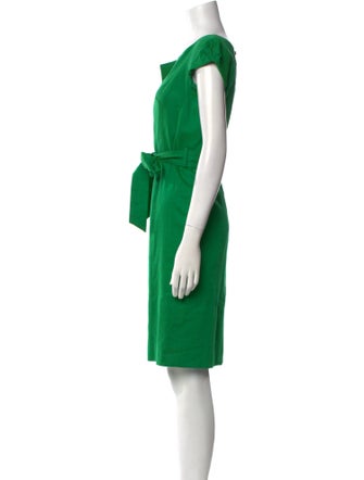 Milly Linen Knee-Length Dress