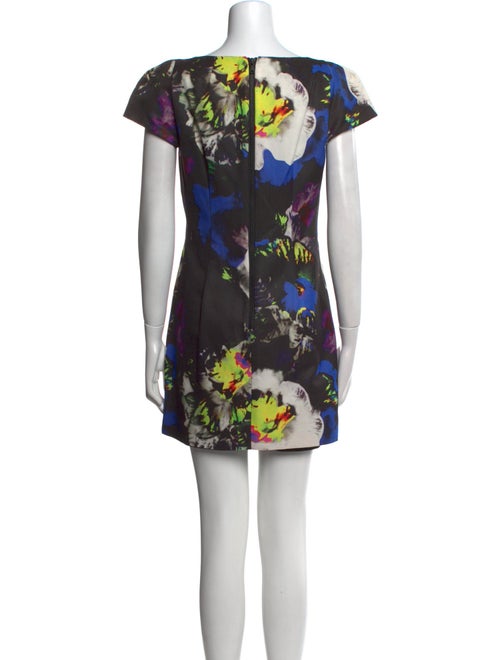 Milly Floral Print Mini Dress
