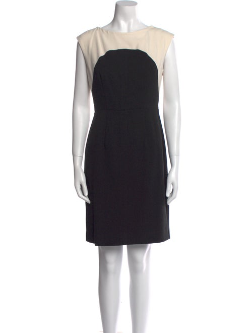 Milly Bateau Neckline Mini Dress