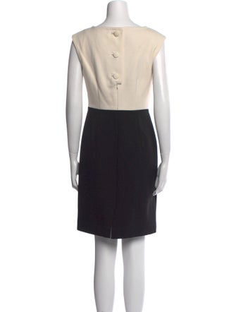 Milly Bateau Neckline Mini Dress