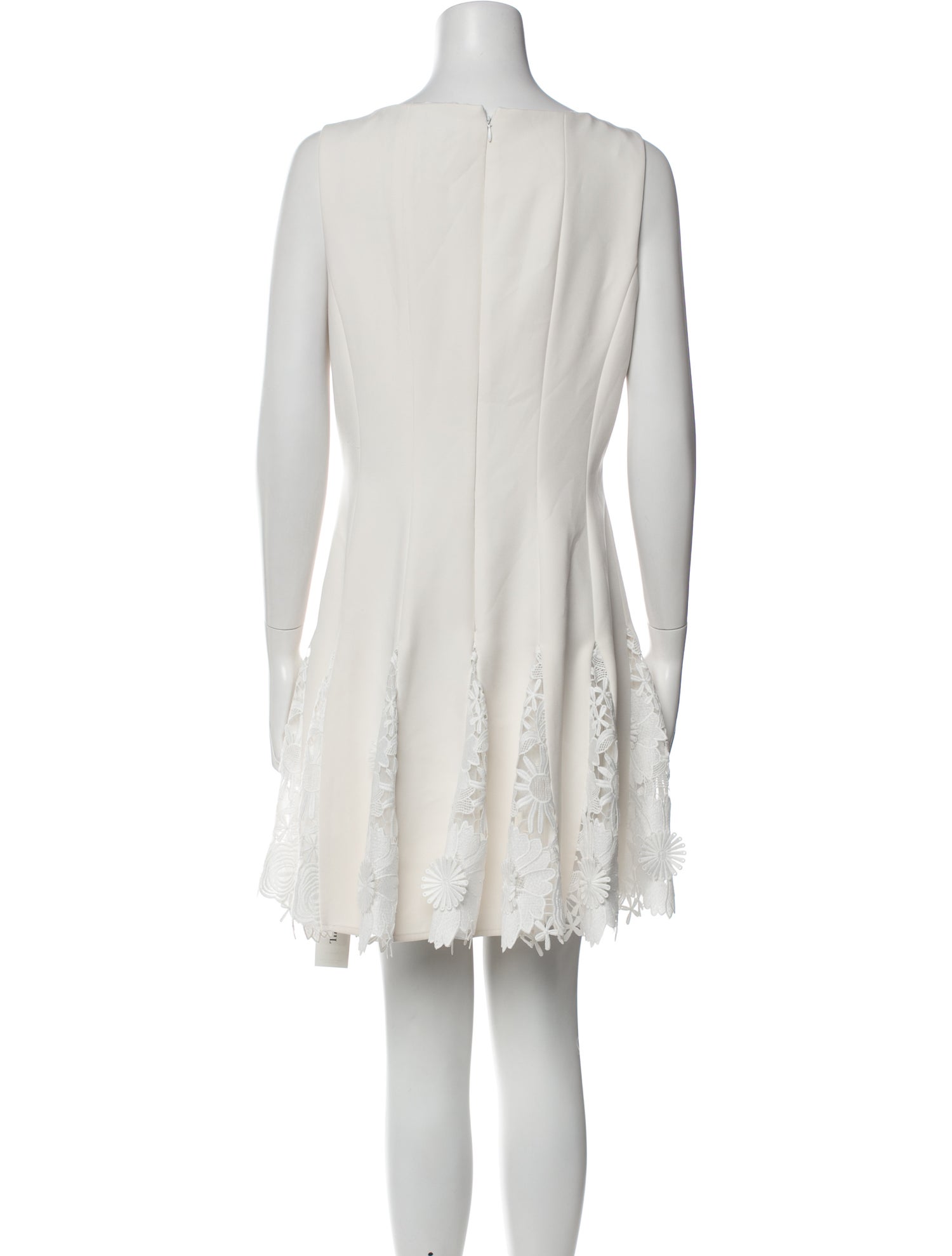 Milly Square Neckline Mini Dress