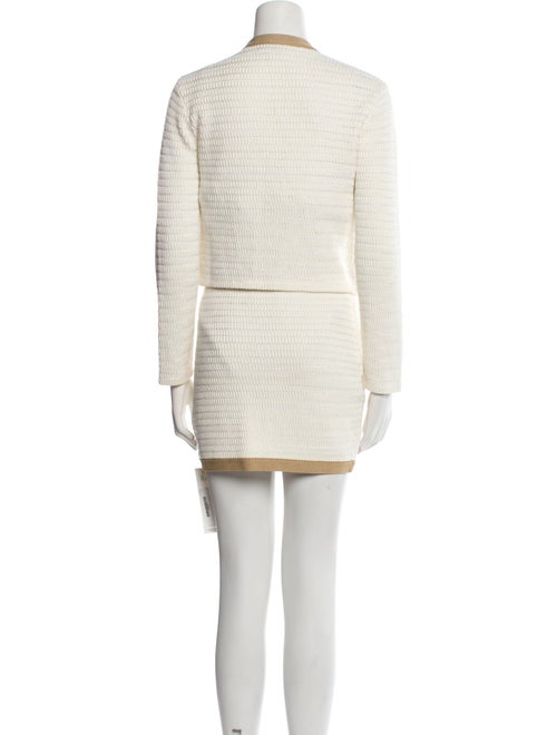 Milly Crystal Embellishments Skirt Suit