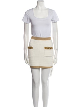 Milly Crystal Embellishments Skirt Suit