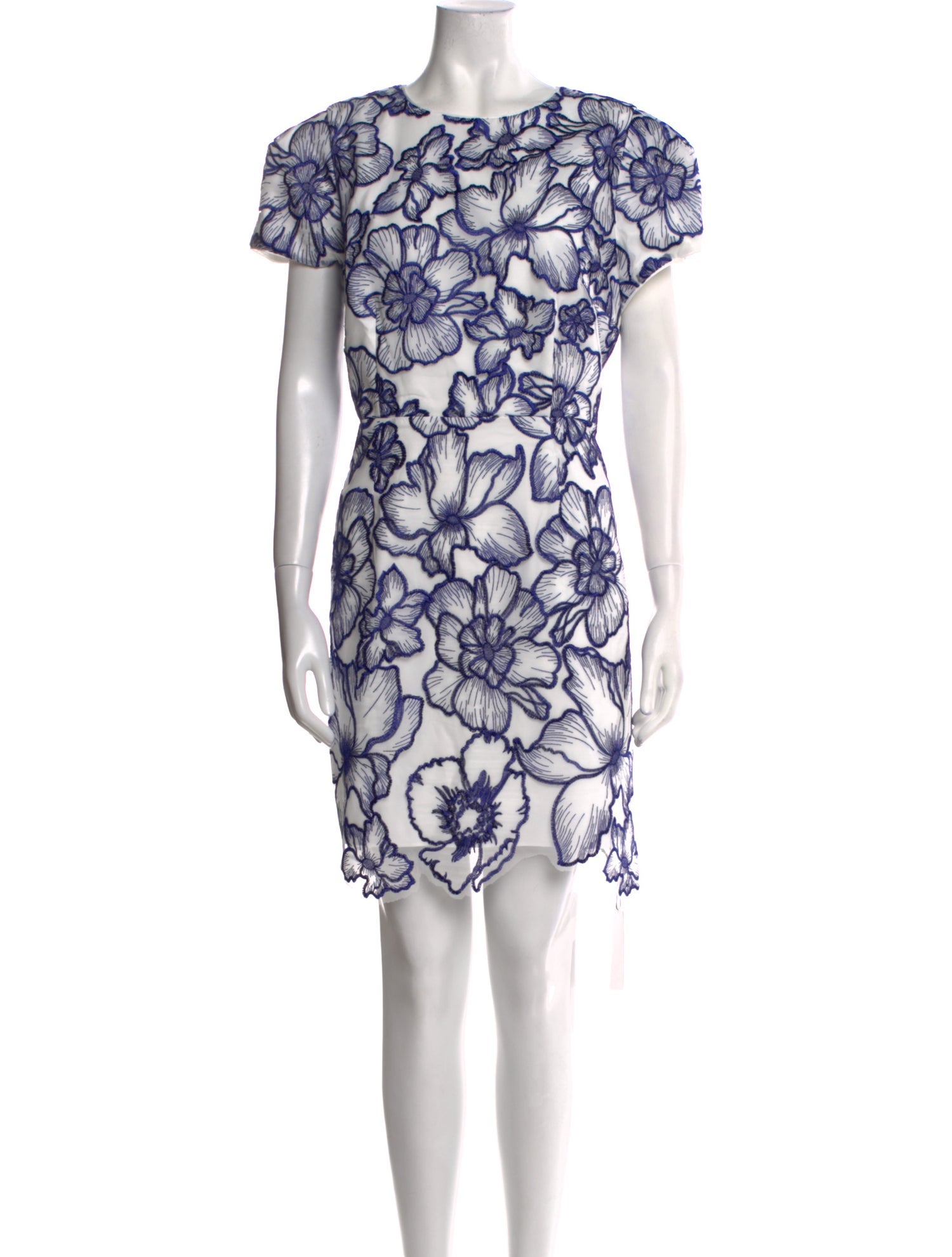 Milly Floral Print Mini Dress w/ Tags