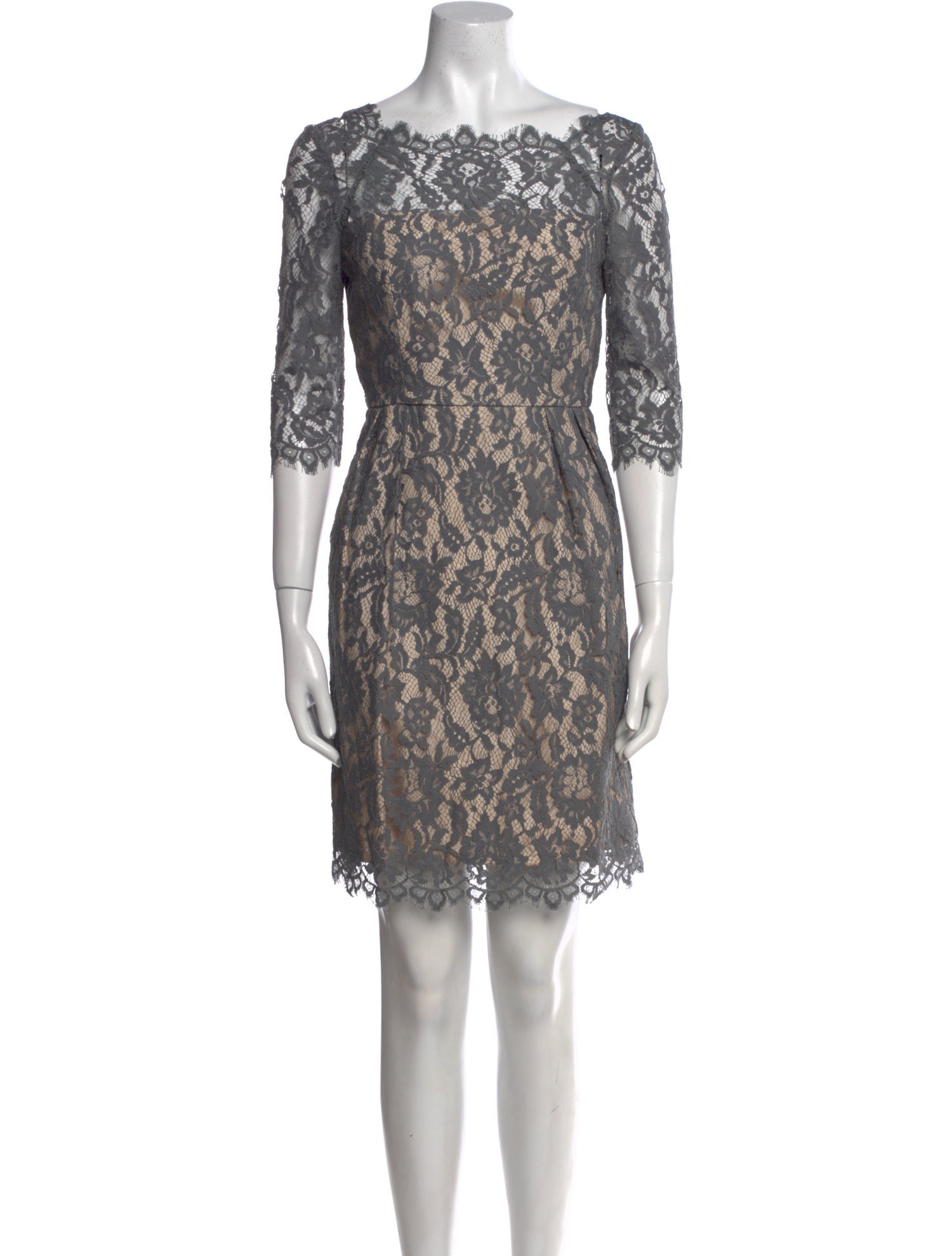 Milly Lace Pattern Mini Dress