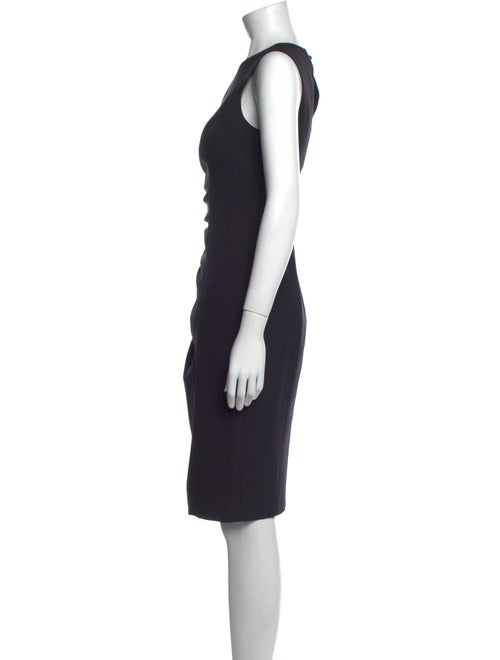 Milly Crew Neck Knee-Length Dress