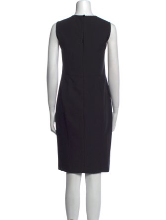Milly Crew Neck Knee-Length Dress