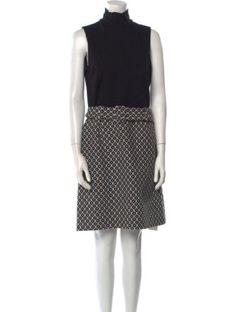 Milly Printed Knee-Length Dress