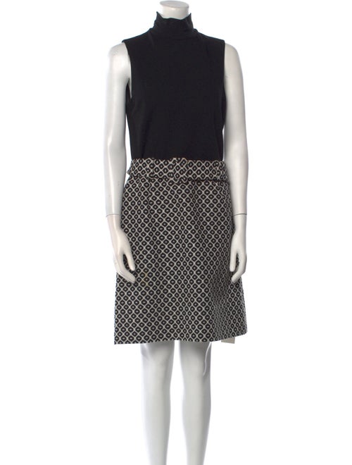 Milly Printed Knee-Length Dress