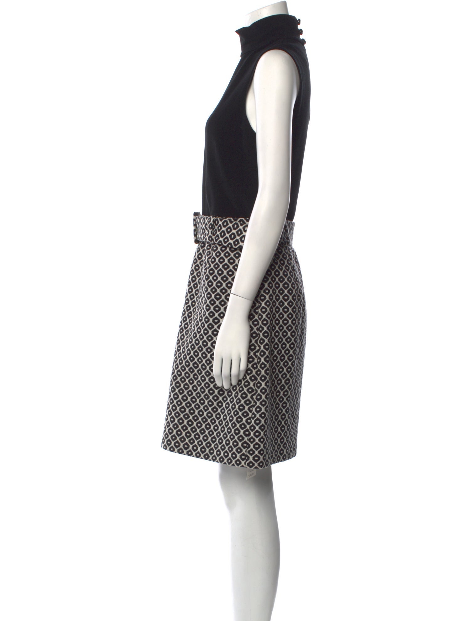 Milly Printed Knee-Length Dress