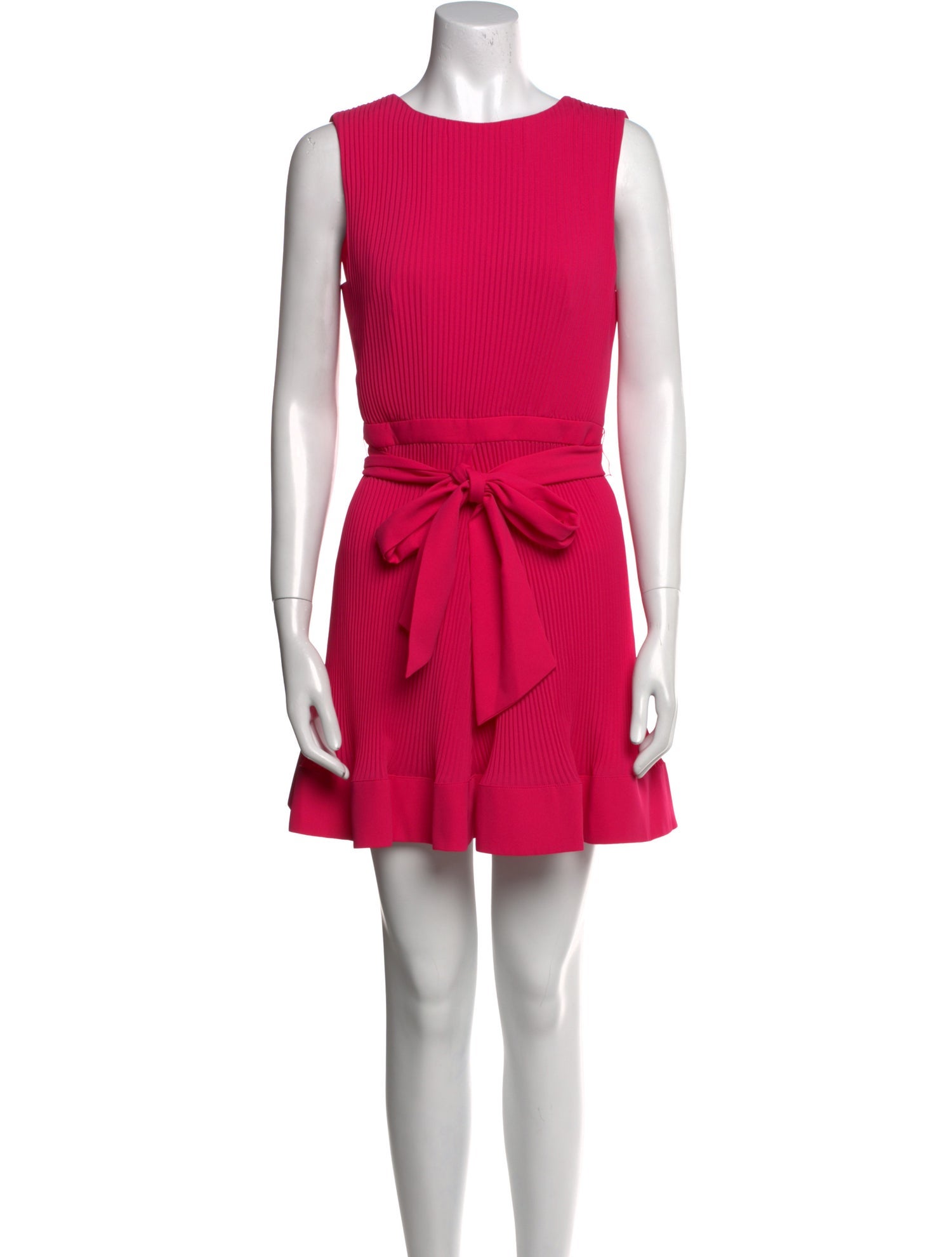 Milly Bateau Neckline Mini Dress