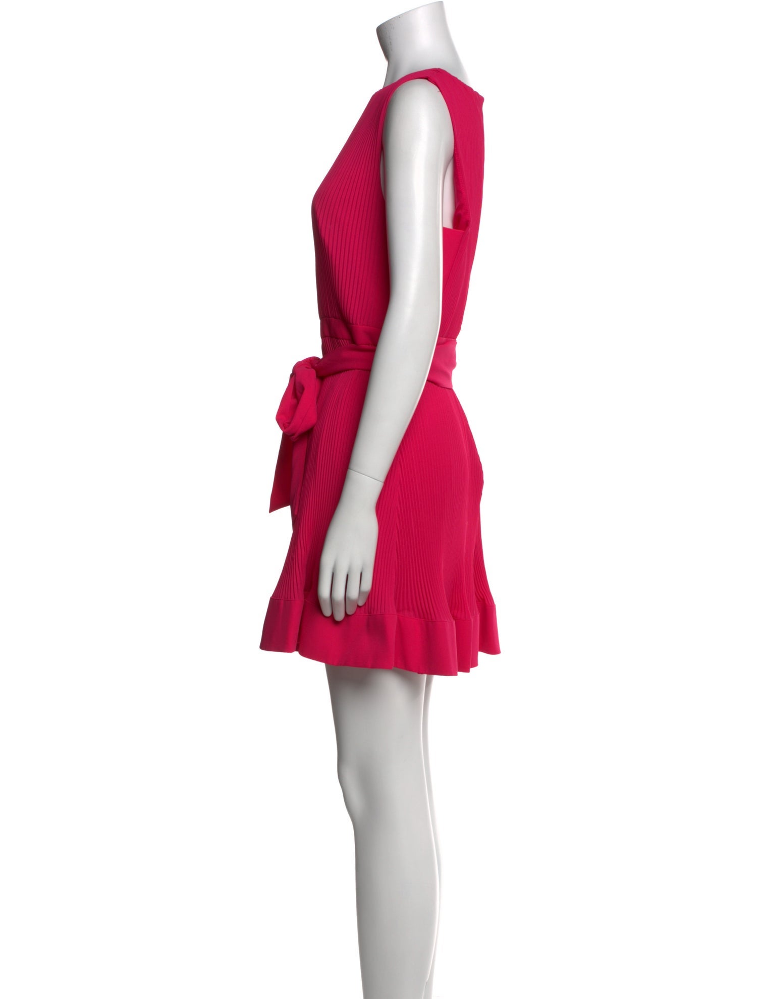 Milly Bateau Neckline Mini Dress