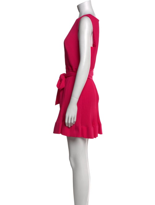 Milly Bateau Neckline Mini Dress