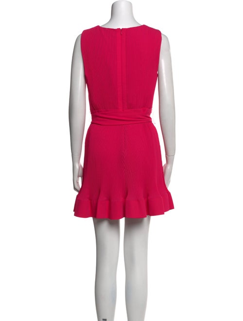 Milly Bateau Neckline Mini Dress