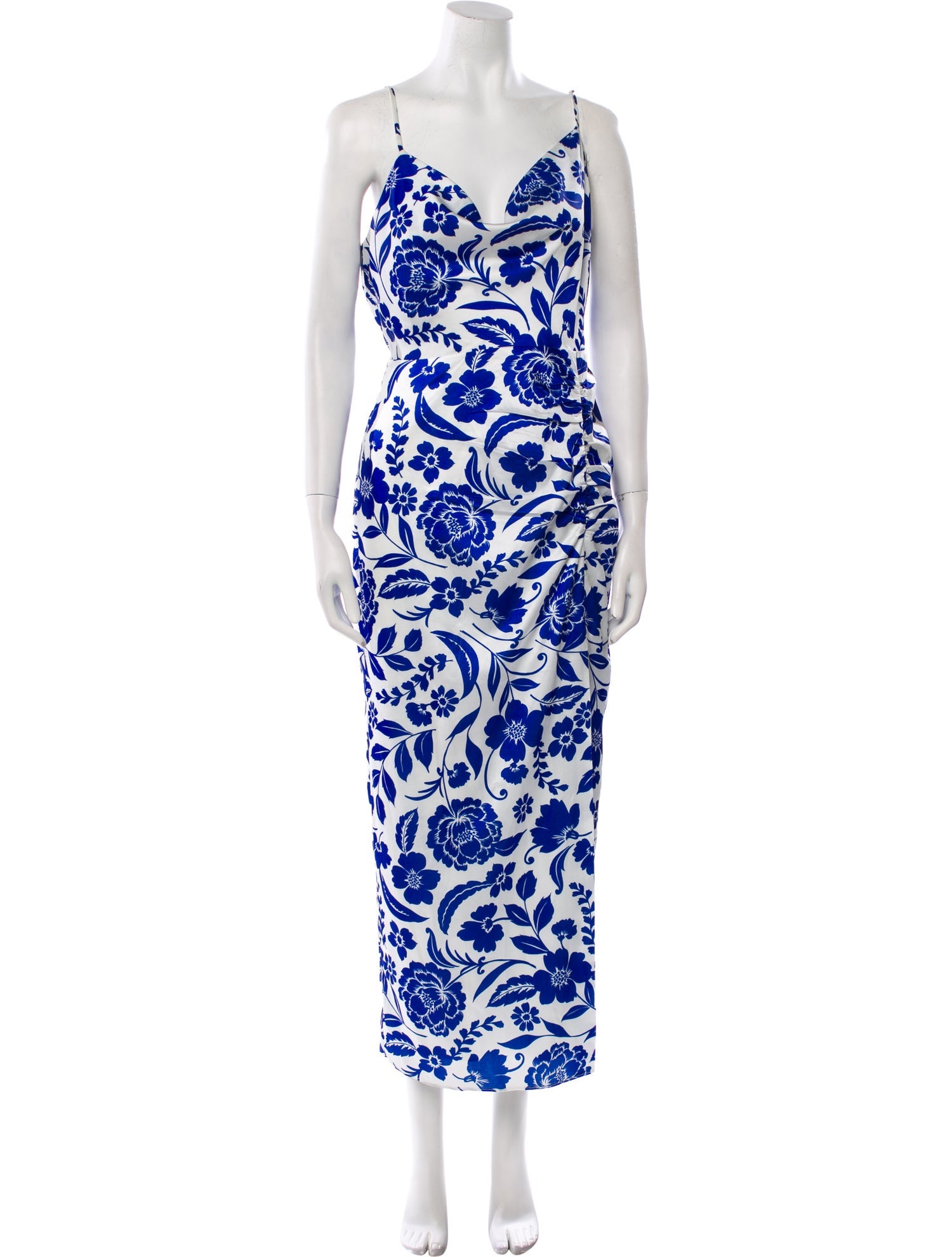 Milly Floral Print Long Dress