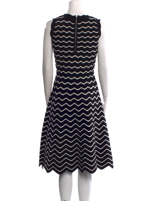 Milly Striped Knee-Length Dress