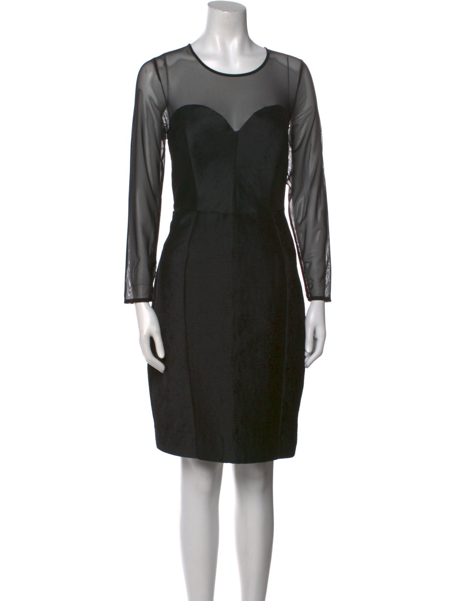 Milly Scoop Neck Mini Dress