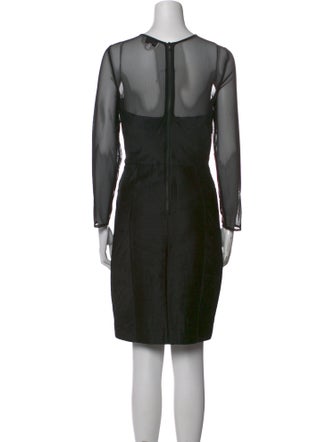 Milly Scoop Neck Mini Dress