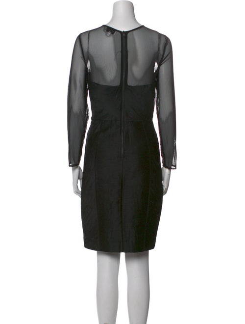 Milly Scoop Neck Mini Dress