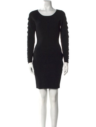 Milly Scoop Neck Mini Dress