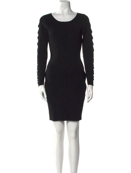 Milly Scoop Neck Mini Dress