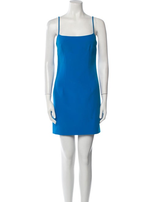 Milly Square Neckline Mini Dress