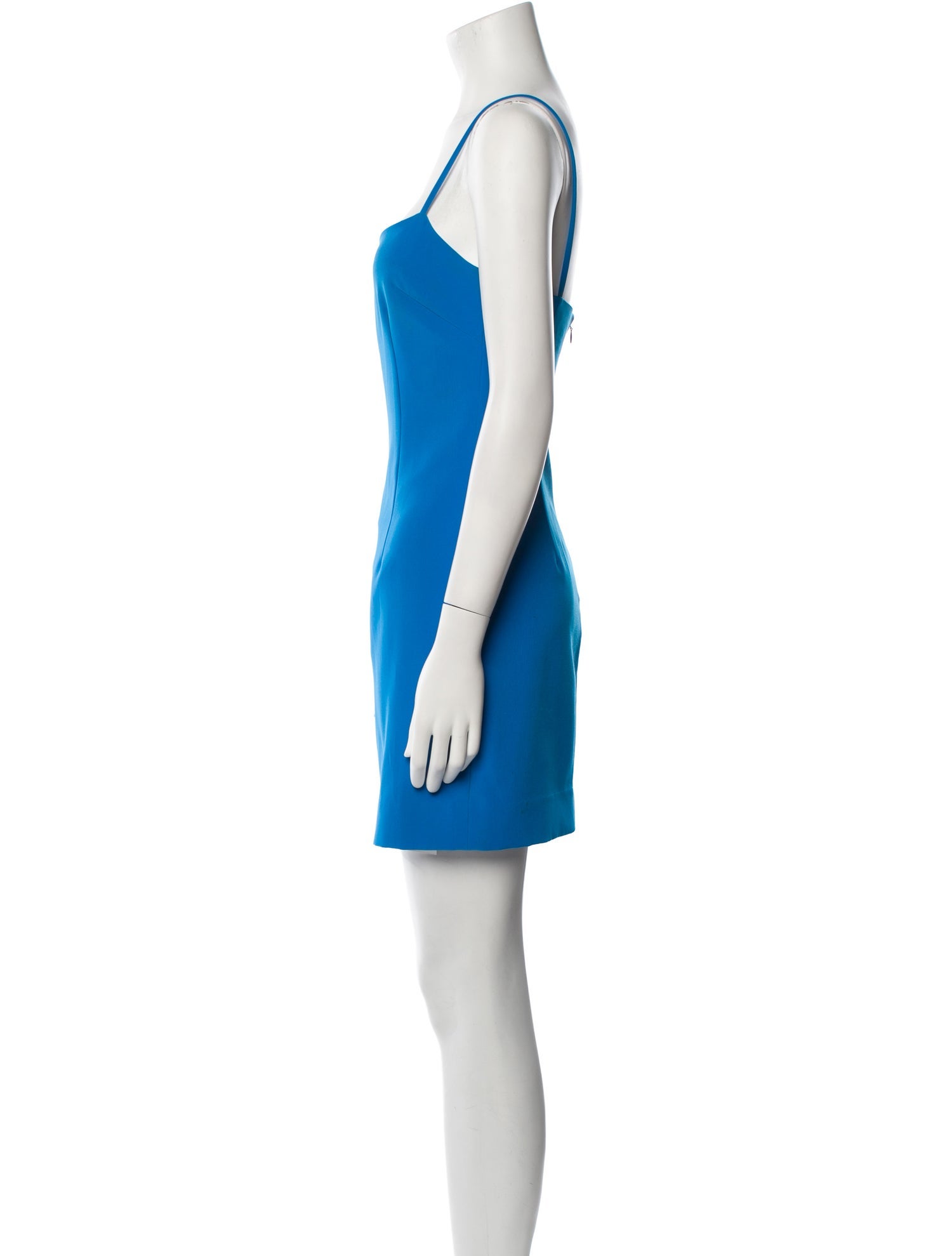 Milly Square Neckline Mini Dress