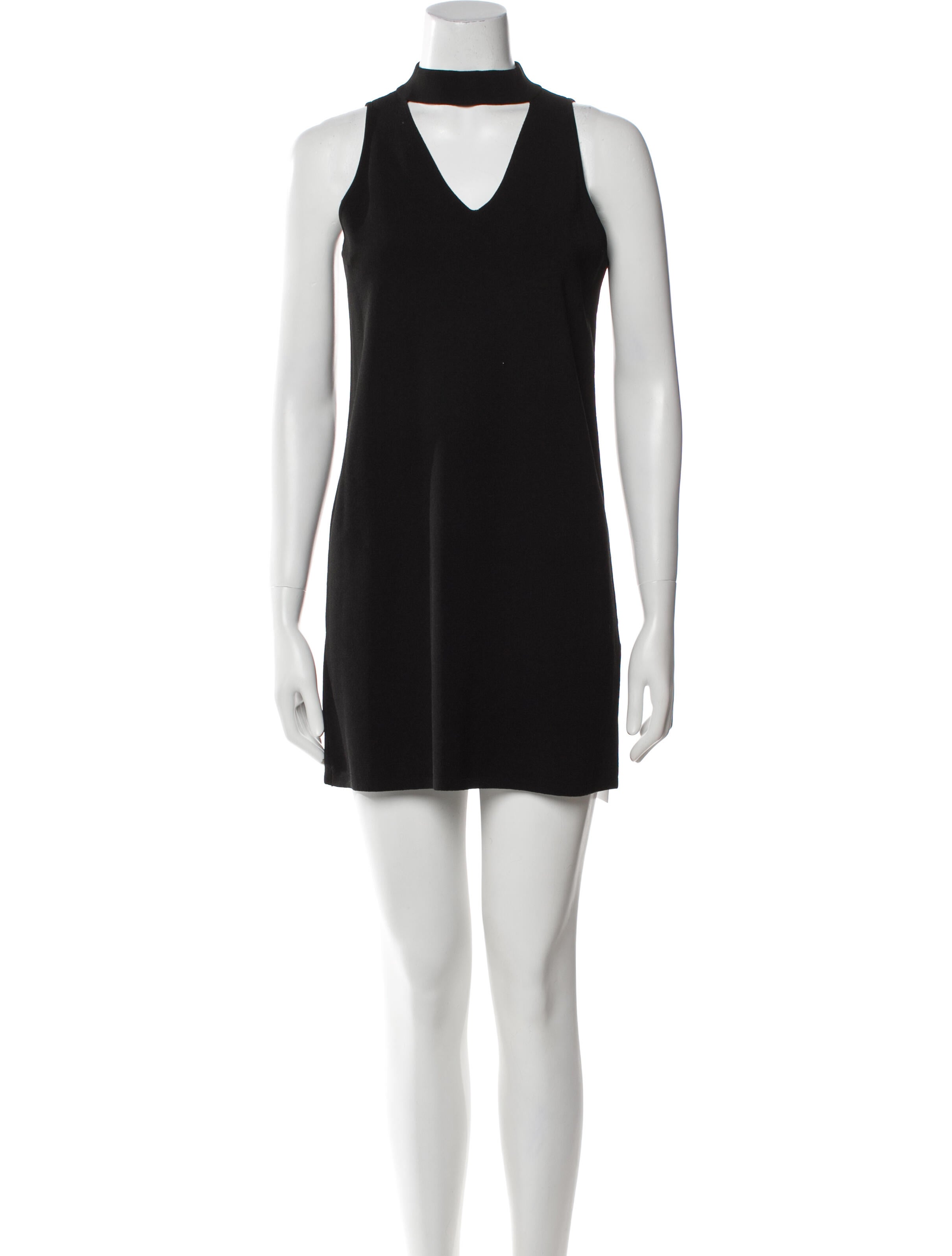 Milly Mock Neck Mini Dress